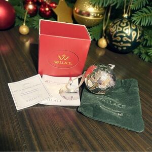 🌟 Wallace Silversmiths 2010 40th Anniversary Sleigh Bell Ornament